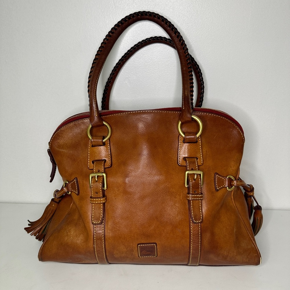 Dooney & Bourke Brown Leather Satchel